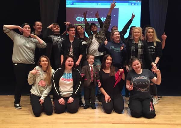Dungannon actor James Stockdale joined South West Colleges performing arts students to talk about Cinemagic