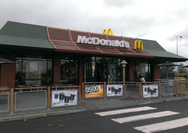 The McDonald's restaurant at Sprucefield.
