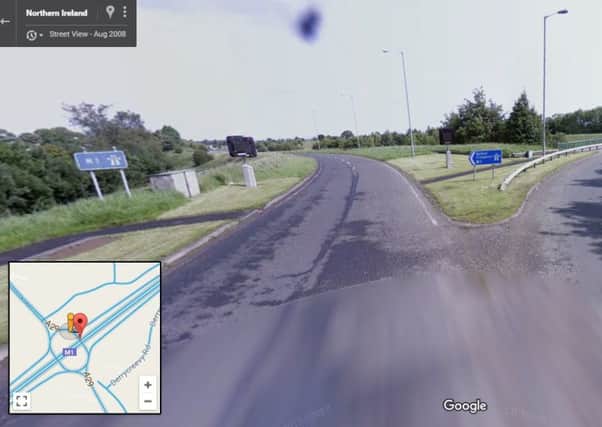 The Stangmore roundabout and sliproad. Picture Google Streetview.