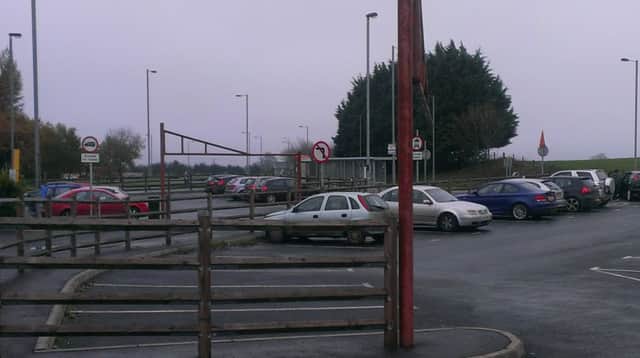 The Castledawson Roundabout park and ride which is to be extended.