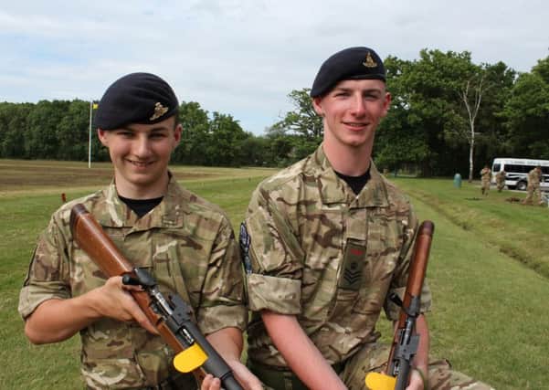 Top shots - the Ballymena cadets who are right on target