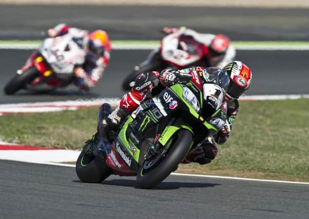 Kawasaki rider Jonathan Rea is on the cusp of retaining the World Superbike title.