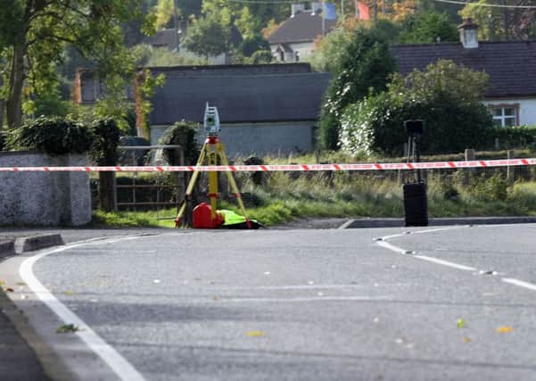 The scene of the Mahon Road crash. Picture by Freddie Parkinson/Press Eye