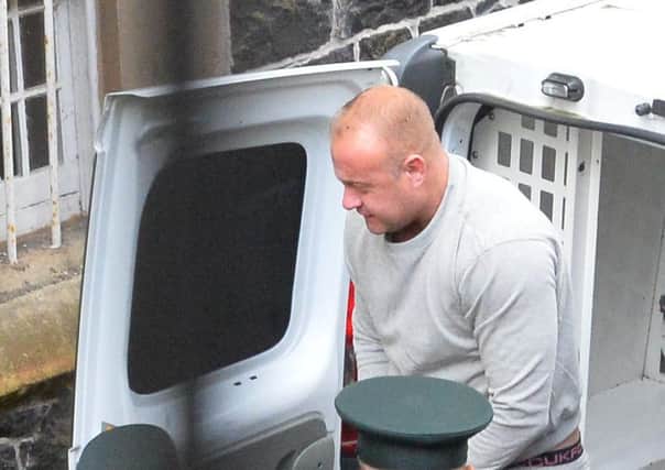 ichard Dalzell, 35, of Whinpark Road, Newtownards, appears at Ballymena Magistrates court