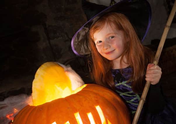 Conjuring Up a Spooktacular Halloween: Abi the witch, age 6, from Ballymena, gets into the Halloween spirit with the launch of Mid & East Antrim Borough Councils spooktacular Halloween events programme.