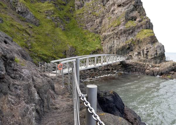 Press Eye - Belfast - Northern Ireland
4th August 2015
General views of the Gobbins in Islandmagee which is due to open on the 19th of August.
Picture by Stephen Hamilton / Press
Eye.
