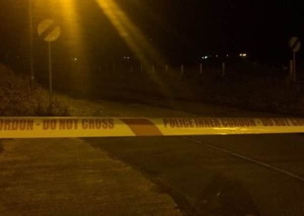 The scene of the shooting in Dungiven.