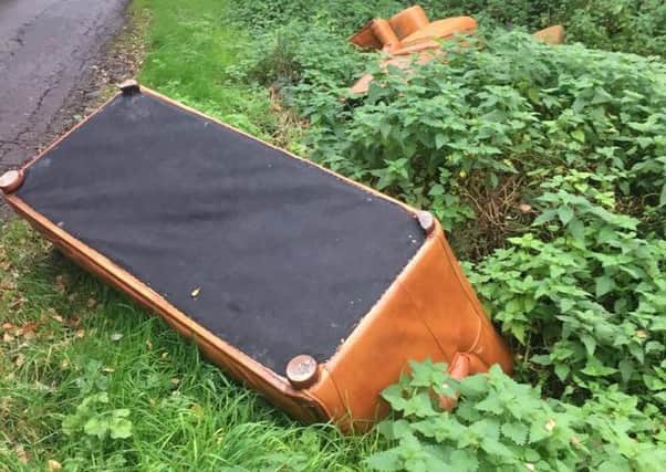 Sofa dumped in Derrytrasna