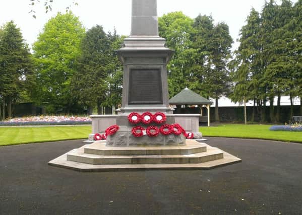The Memorial Park, Ballymena. (Editorial Image)