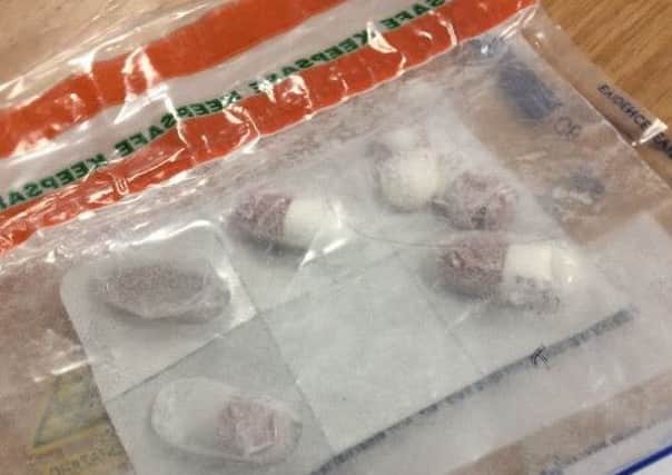 The class C drugs police seized.
