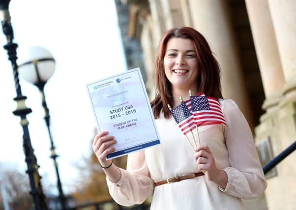 Queens University Belfast student Hannah Conlon  is this years Study USA Student of the Year.