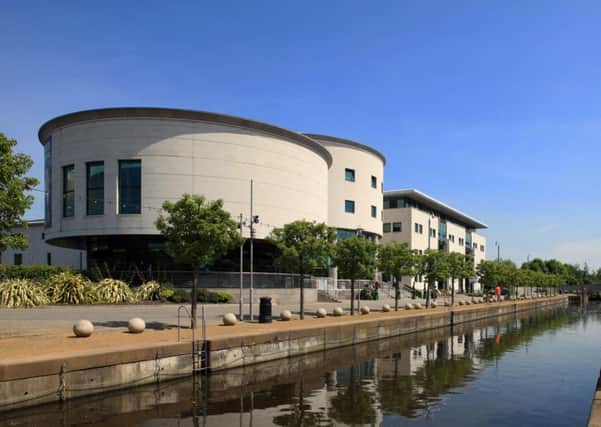 The council's Lagan Valley Island headquarters.