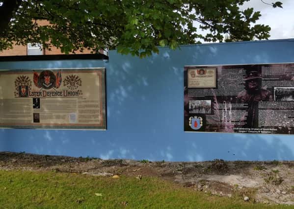 A loyalist mural in Lurgan has caused fear amongst local residents