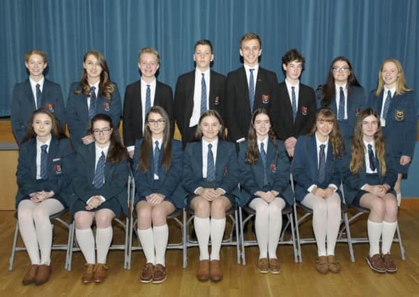 The Year 11 prizewinners pictured at Banbridge Academy Prize Day.  Edward Byrne Photography INB1644-218EB