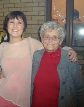 Cathy and her granny Lilian McAuley