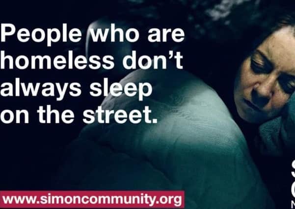 A Simon Community billboard campaign on homelessness. INNT-47-700-con