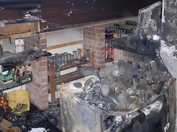 Extensive damage was caused to the interior of Castlebay Community Centre