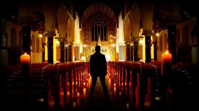 Conleth Kane shooting his music video in St. Peter's
