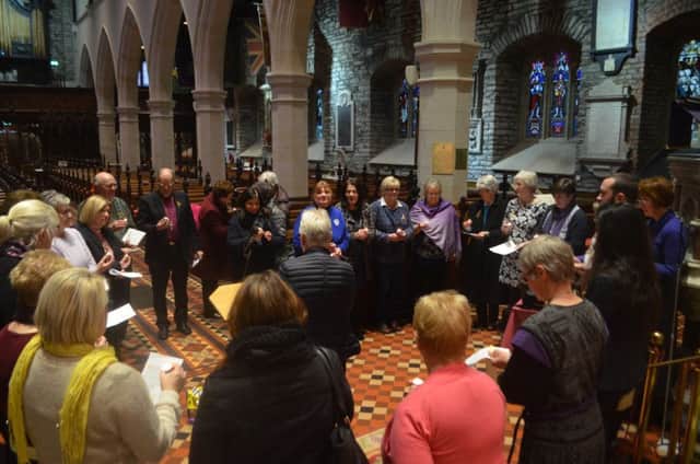 The Mothers' Union's vigil in St Columb's Cathedral was part of the 16 Days of Activism Campaign against gender violence