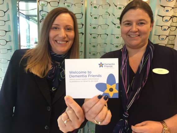 Store directors Lynn Mackey and Judith Ball are proud to announce that their Coleraine store is now Dementia Friendly.