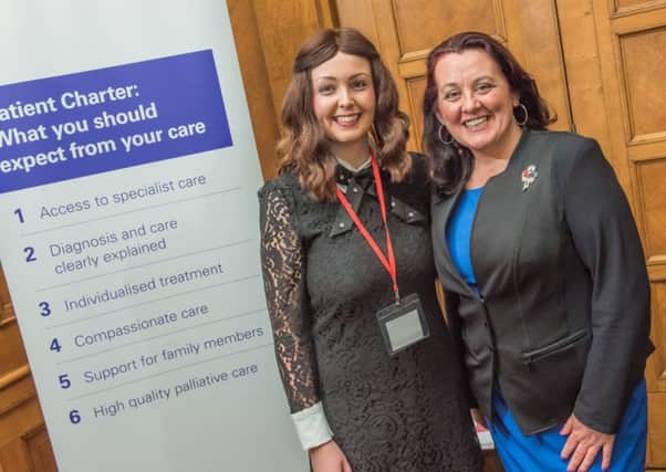 Paula Bradley (right) hopes more people will be able to recognise the symptoms of Pancreatic Cancer.