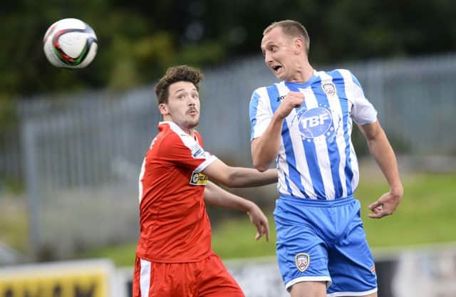 Sammy Morrow has been released by Coleraine.
 Photo Mark Marlow/Pacemaker Press