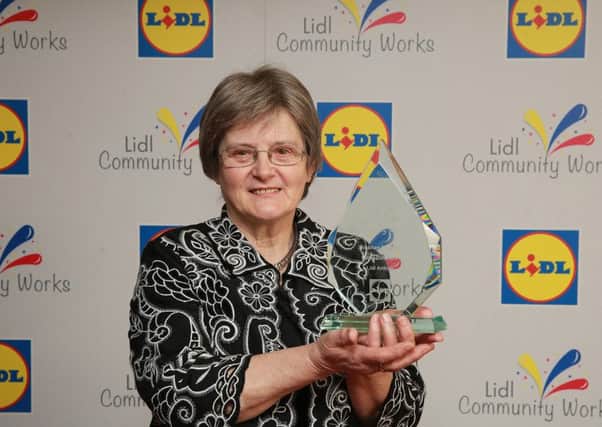 Anne Steele has won a Lidl Community Works Local Hero Award.