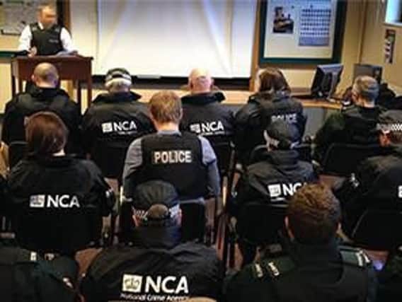 National Crime Agency officers