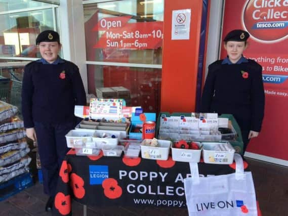 Poppy selling in Portstewart.