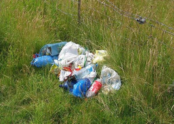 Litter is a major issue for residents in rural areas. INNT 49-808CON