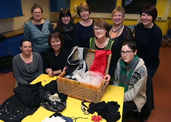 The participants at the recent textile recycling workshop held in the Island Arts Centre, Lisburn.