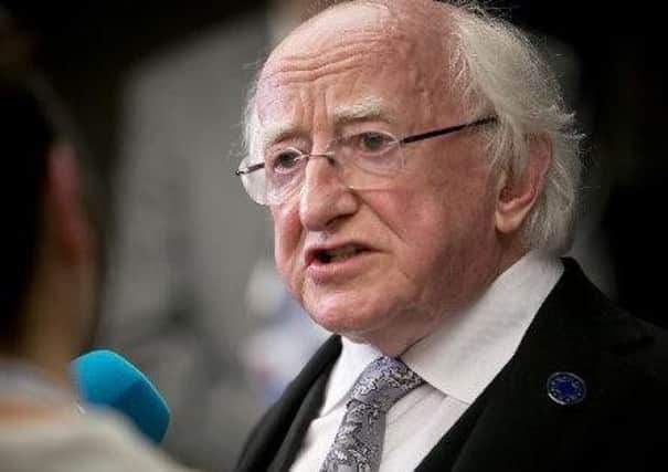 Irish President Michael D Higgins. Mid Ulster Councillors want right to vote for his successor
