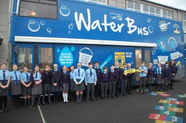 NI Waters Water Bus visited Carrickfergus Central Primary School.