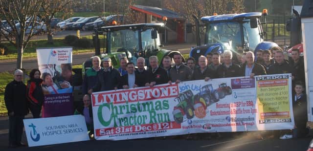 You are cordially invited to the Livingstone Charity Tractor run on Saturday, December 31.