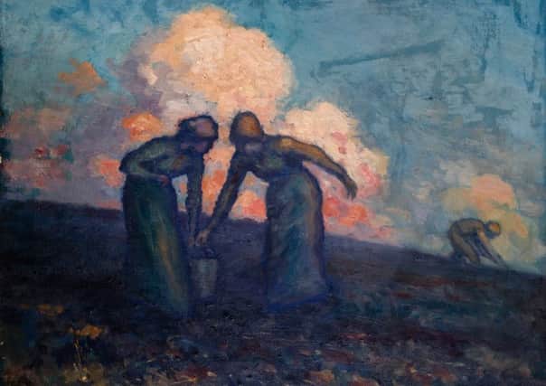 The Potato Gatherers by AE Â©Armagh County Museum Collection