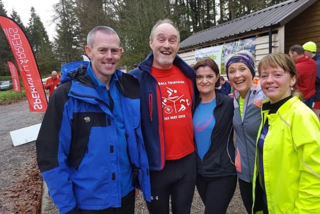 Competitors who took part in the Winter League Trail Series event.