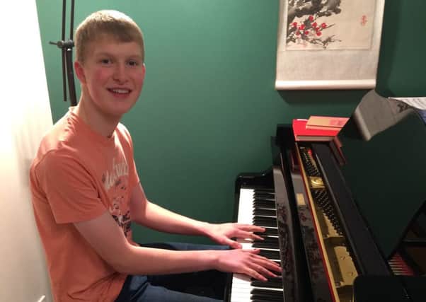Friends School pupil, Jamie Howe (14) who has passed his Grades 1-8 on the piano with distinction.