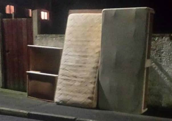 Filthy mattresses dumped in Shankill