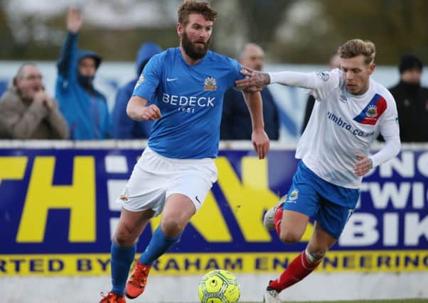 Paddy McCourt in action for Glenavon. Picture by Brian Little/Press Eye