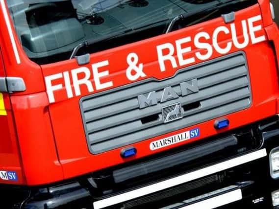Firecrews from Dungannon and Cookstown attended