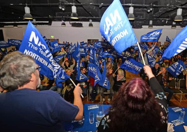 NASUWT is to stage a one-day strike at the end of this month.
Photo Colm Lenaghan/Pacemaker Press