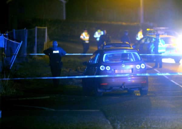 The scene in the village of Liscolman in North Antrim where a schoolboy was hit byÂ  car.Pic Steven McAuley/McAuley Multimedia