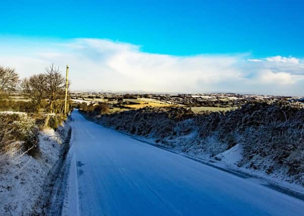The Dromara area could be set for more snowy scenes like this one.