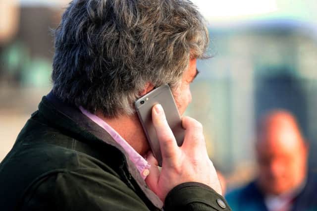 Embargoed to 0001 Friday April 1

File photo dated 19/11/14 of a man using a mobile phone, as research for Citizens Advice has found that mobile phone customers risk being "saddled" with contracts costing hundreds of pounds more than they need to. PRESS ASSOCIATION Photo. Issue date: Friday April 1, 2016. Citizens Advice commissioned a mystery shop among mobile phone providers and found major variations on contracts offered to customers. See PA story CONSUMER Mobile. Photo credit should read: Lauren Hurley/PA Wire