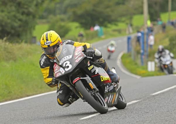 Gary Dunlop pictured at the Ulster Grand Prix last year at Joey's.