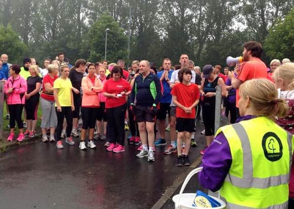 Carrickfergus Park Run participants. INCT 03-651-CON