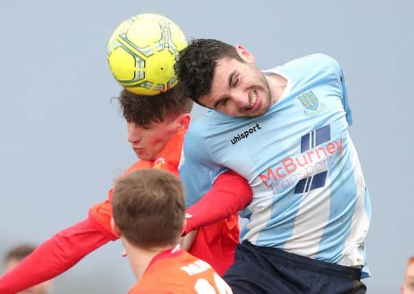 Ballymena's Joe McKinney in action on his club debut last weekend. 

Picture by Jonathan Porter/PressEye.com