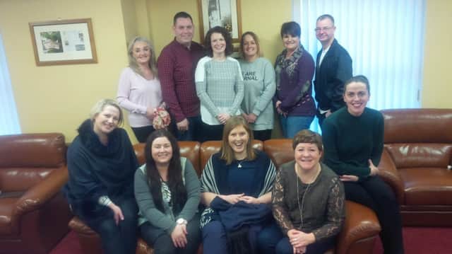 Some of the participants from across the Northern Trust area who are taking part in 5 Steps to Well Being training.