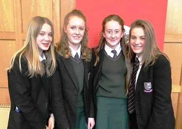 (Amy White, Ellis Taylor, Leah Geddis and Lucy Knox