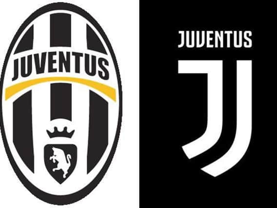 Juventus bagdes, old and new